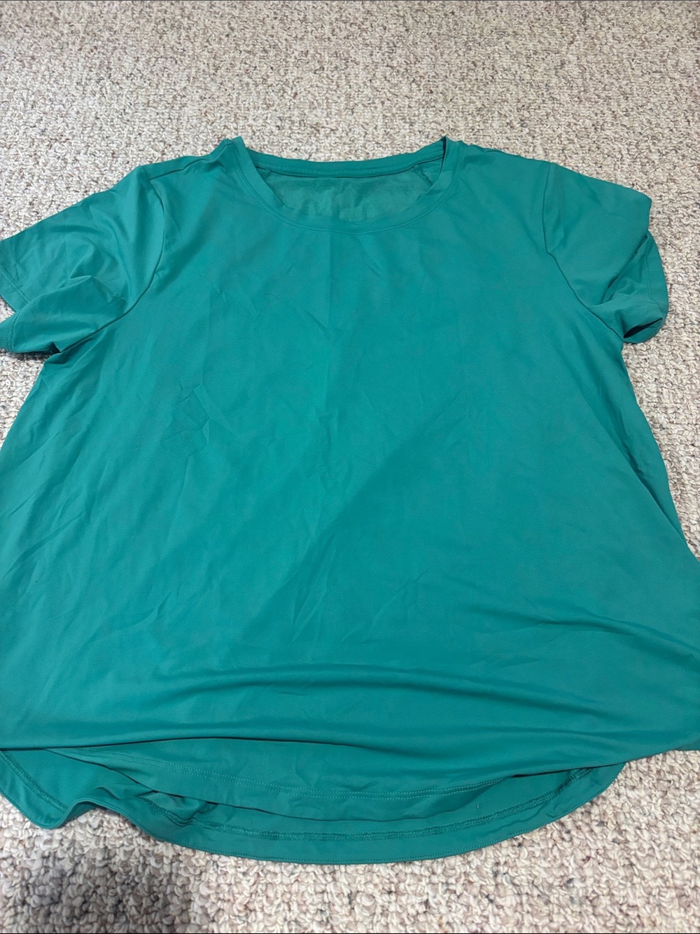 all in motion Teal Short-Sleeve Crewneck Top